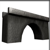 Low Poly Bridge Model Low Poly Bridge Model
