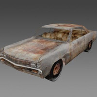 Low Poly Rusty Car Game Model for FPSC Low Poly Rusty Car Game Model for FPSC